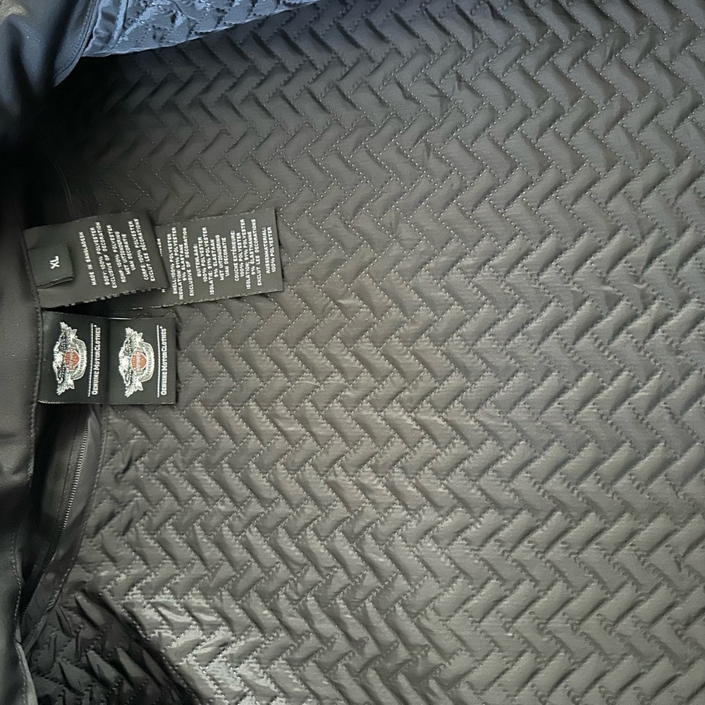 Harley-Davidson Black Raincoat for Men XL - Picture 4 of 5